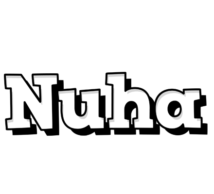 Nuha snowing logo