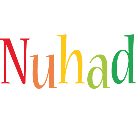 Nuhad birthday logo