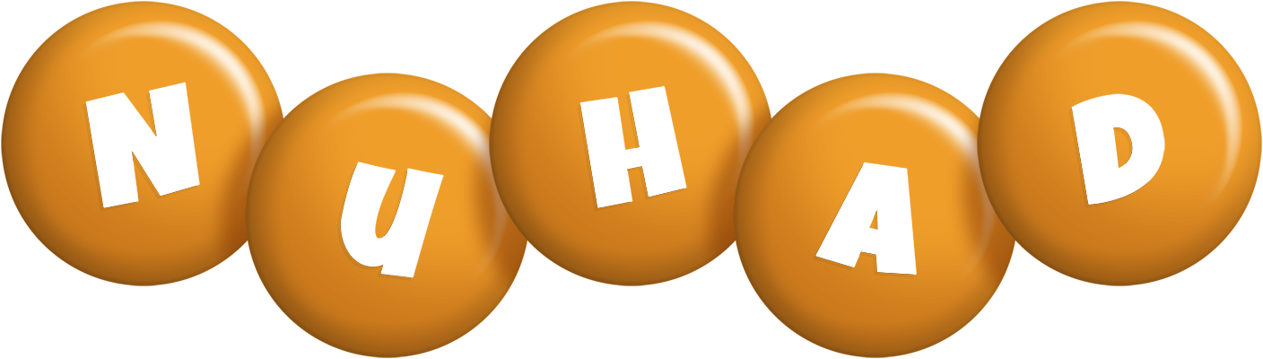 Nuhad candy-orange logo
