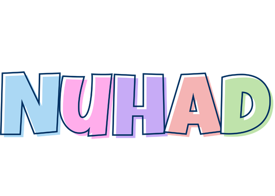 Nuhad pastel logo