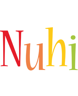Nuhi birthday logo