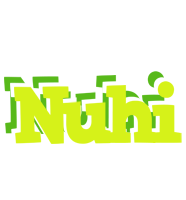 Nuhi citrus logo