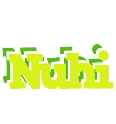 Nuhi citrus logo