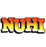 Nuhi sunset logo