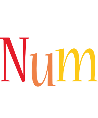 Num birthday logo