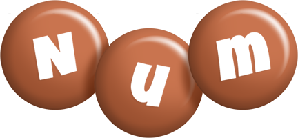 Num candy-brown logo