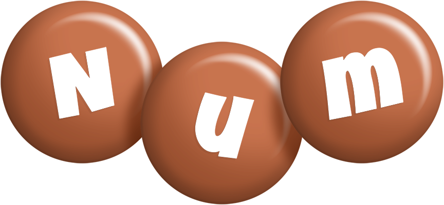 Num candy-brown logo