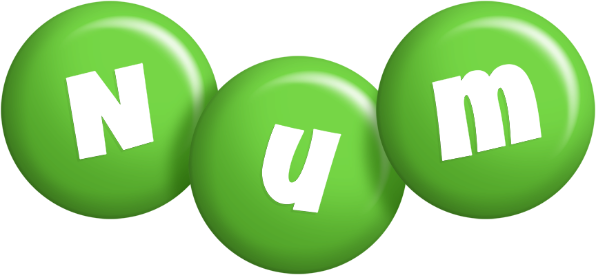 Num candy-green logo