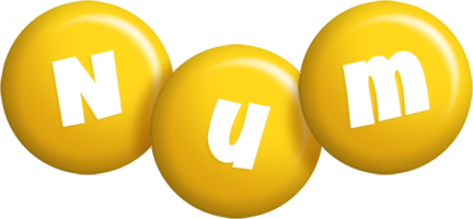 Num candy-yellow logo