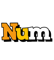 Num cartoon logo