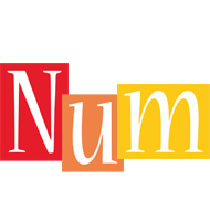Num colors logo