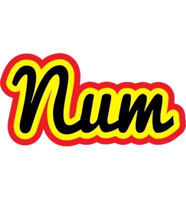 Num flaming logo