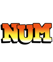 Num sunset logo