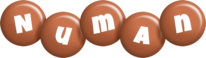 Numan candy-brown logo