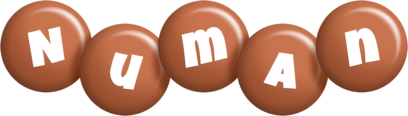 Numan candy-brown logo