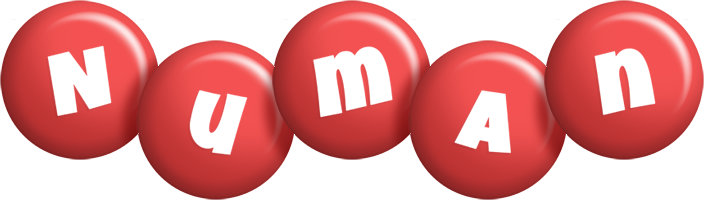 Numan candy-red logo