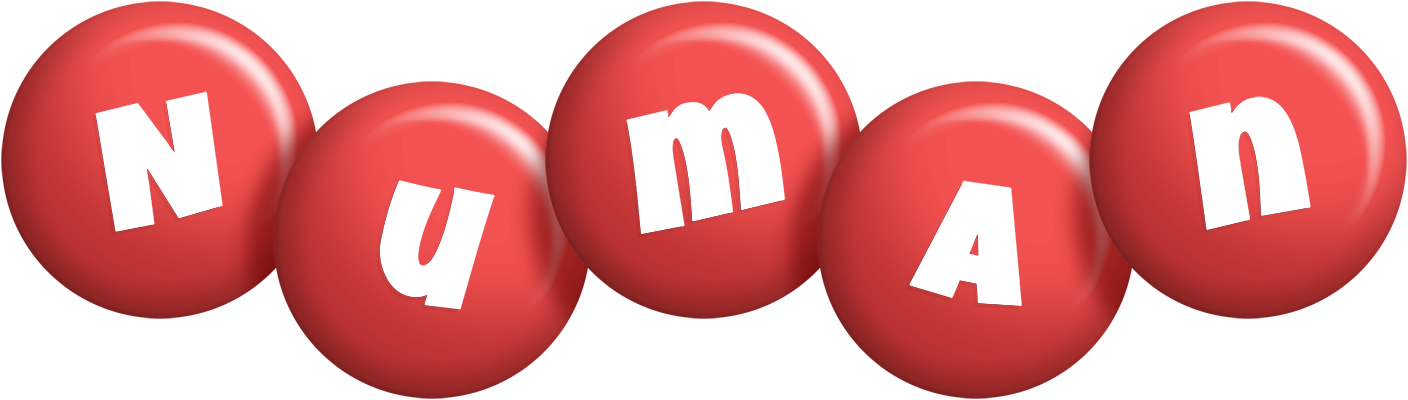 Numan candy-red logo