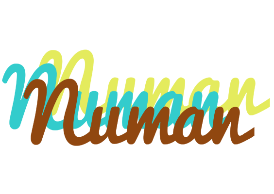 Numan cupcake logo