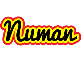 Numan flaming logo