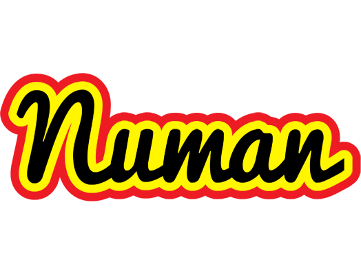 Numan flaming logo