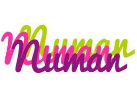 Numan flowers logo