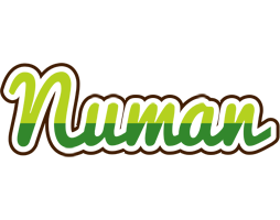 Numan golfing logo