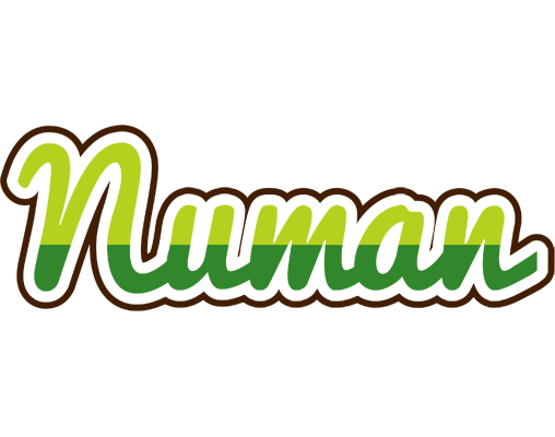 Numan golfing logo