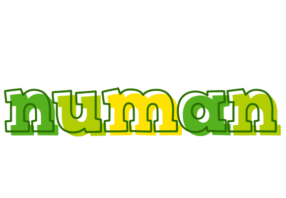 Numan juice logo
