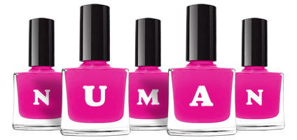 Numan nails logo