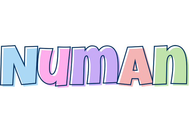 Numan pastel logo