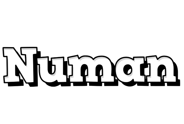Numan snowing logo