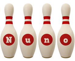 Nuno bowling-pin logo