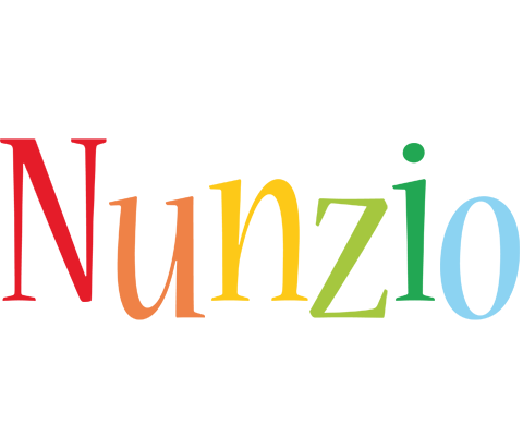 Nunzio birthday logo