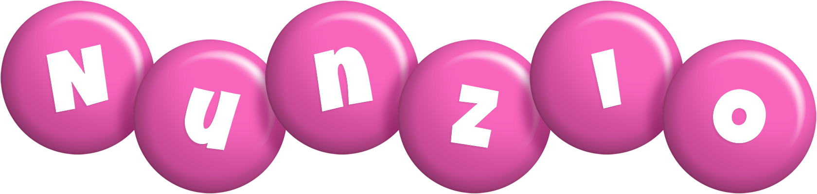 Nunzio candy-pink logo