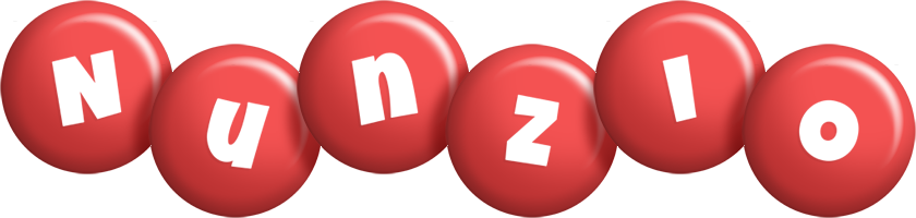 Nunzio candy-red logo