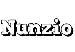 Nunzio snowing logo