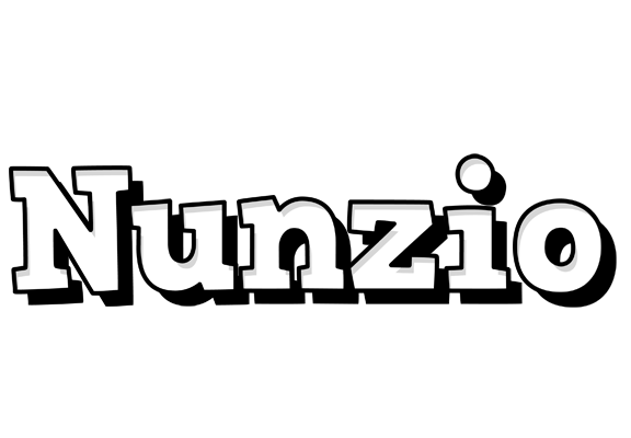 Nunzio snowing logo