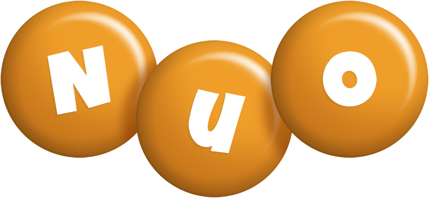 Nuo candy-orange logo