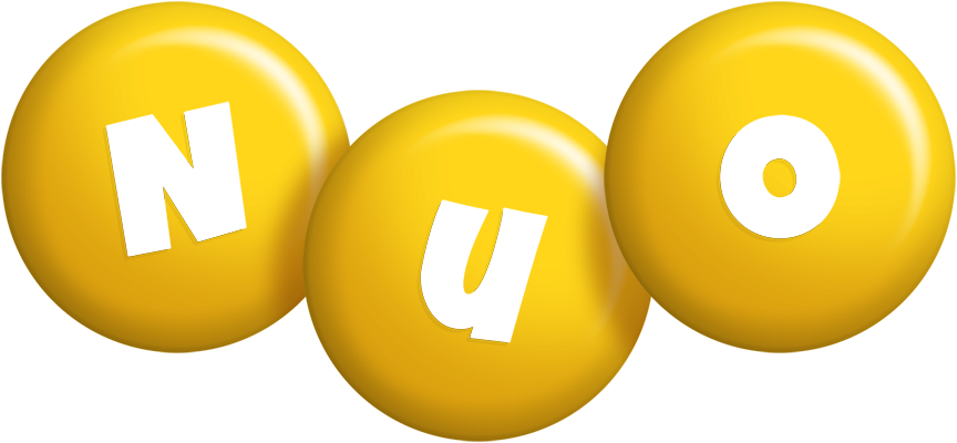 Nuo candy-yellow logo