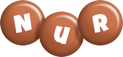 Nur candy-brown logo
