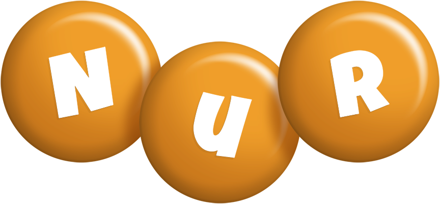Nur candy-orange logo