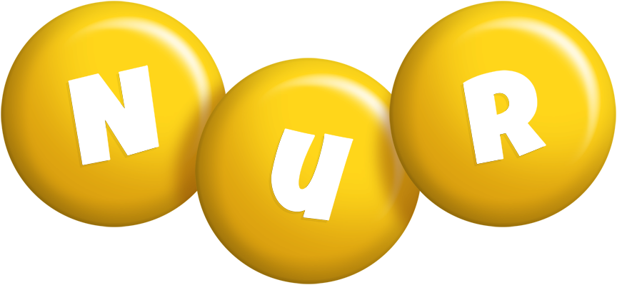 Nur candy-yellow logo