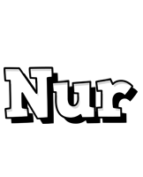 Nur snowing logo