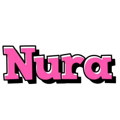 Nura girlish logo