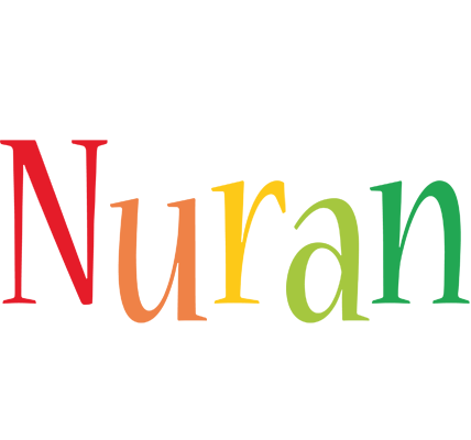 Nuran birthday logo