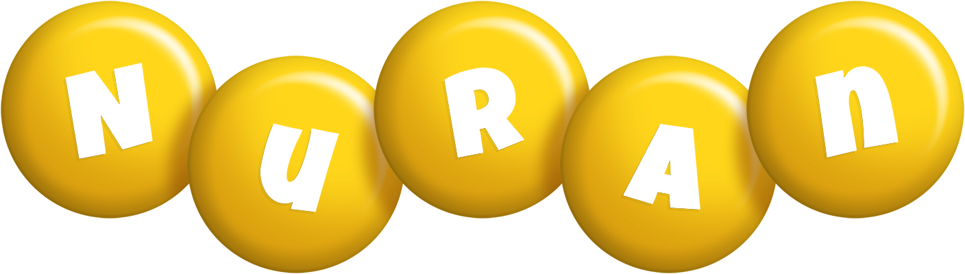 Nuran candy-yellow logo
