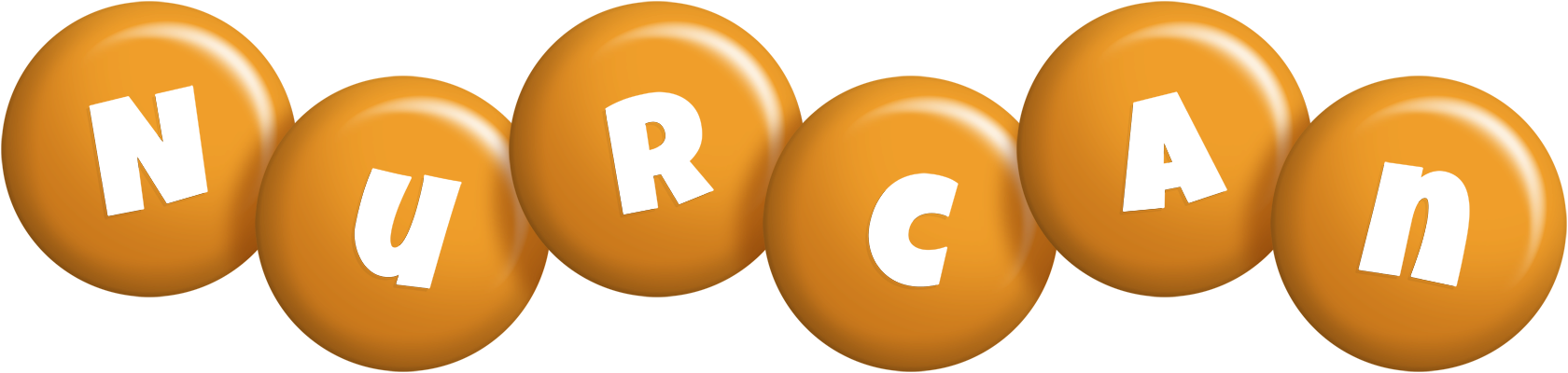 Nurcan candy-orange logo