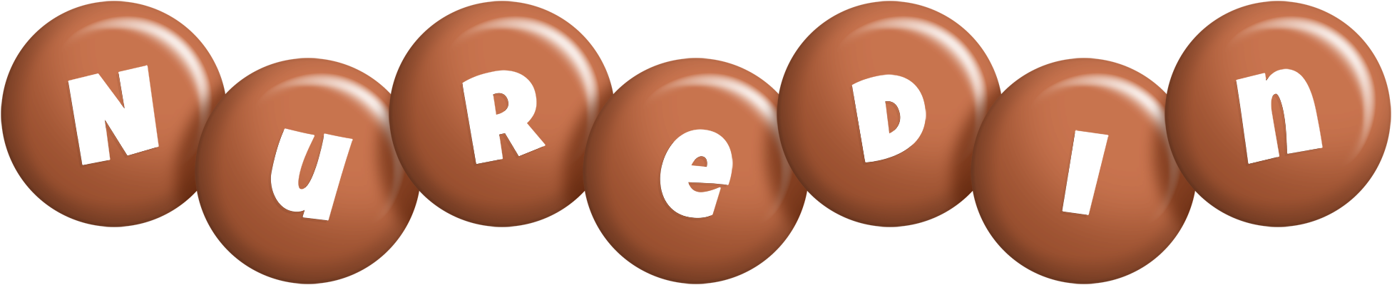 Nuredin candy-brown logo