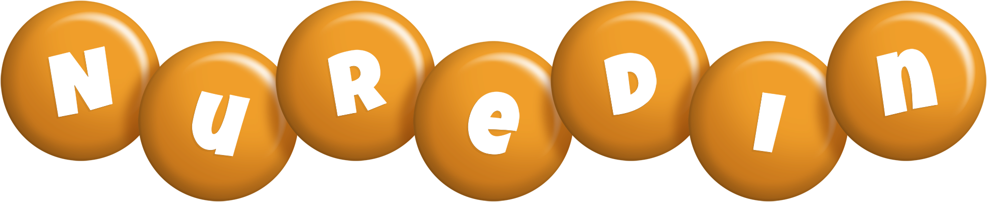 Nuredin candy-orange logo