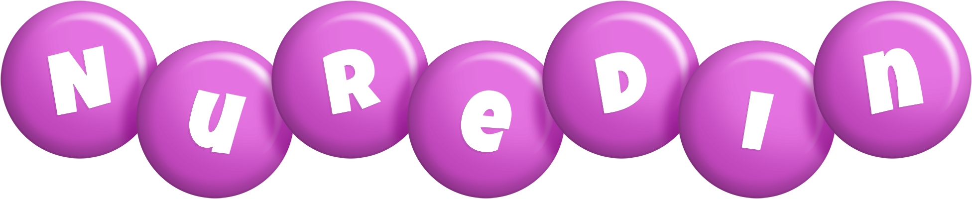Nuredin candy-purple logo